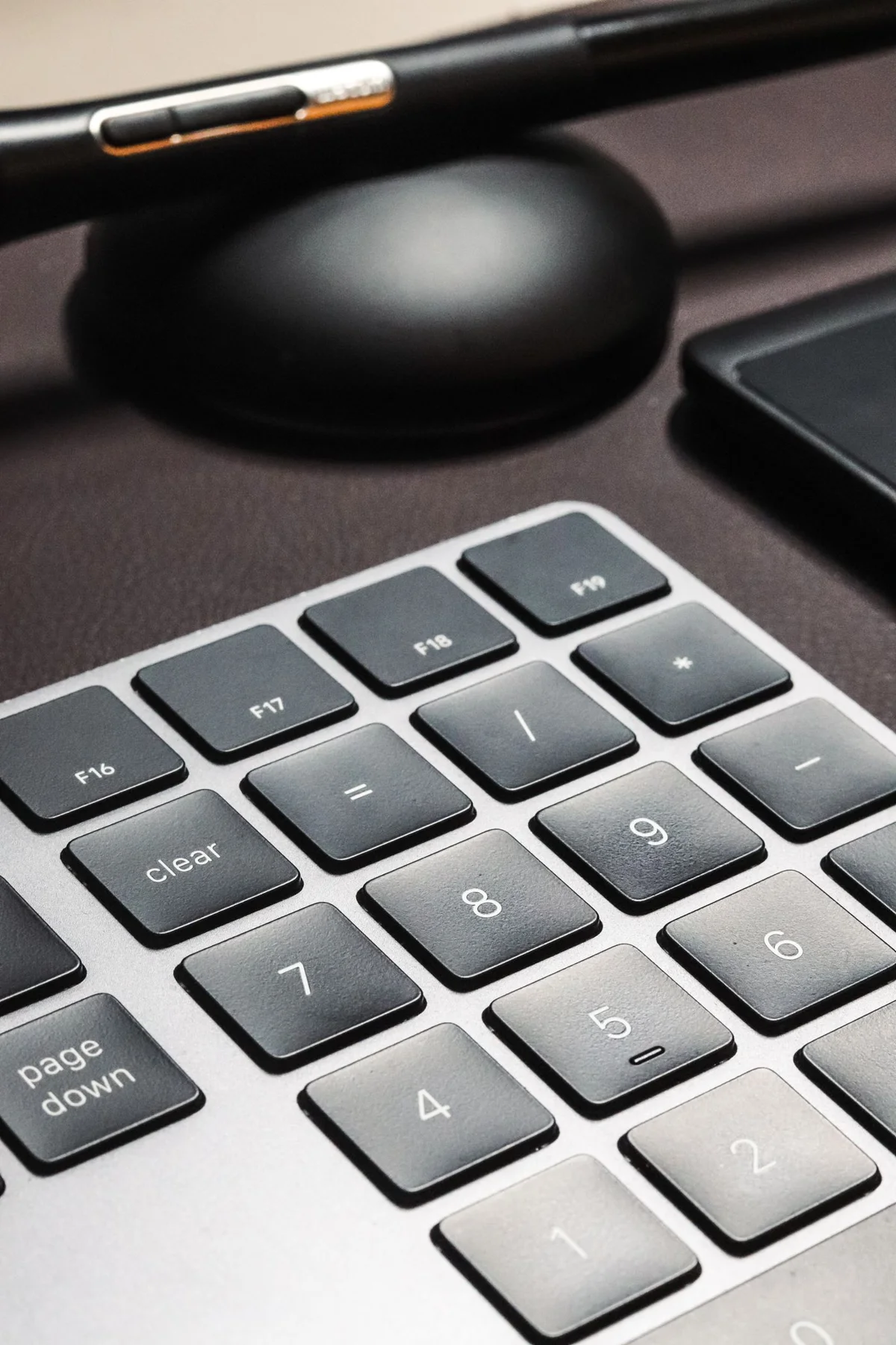 Nahaufnahme einzelner Tastaturtasten